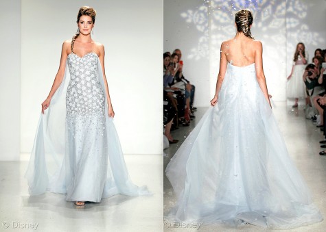 Elsa inspired Frozen wedding dress